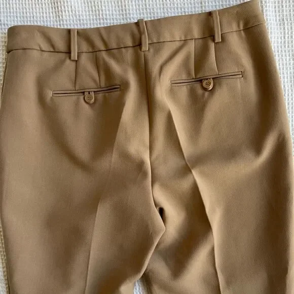 Talbots Raleigh muted acorn Straight leg Light brown Tan pants trousers sz 10 - Picture 5 of 11